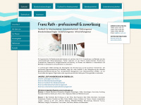 franz-rath.com Webseite Vorschau