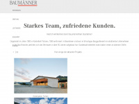 baumaenner.it Webseite Vorschau