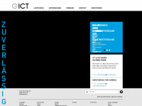gict.ch Webseite Vorschau