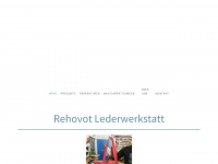 rehovot-lederwerkstatt.ch Webseite Vorschau