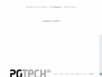 pgtech.ch Webseite Vorschau