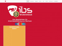 ibs-workwear.de Webseite Vorschau