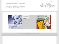 artists-consultancy.com Webseite Vorschau