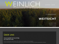 weinlich.co.at Webseite Vorschau
