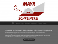 schreinerei-mayr-norbert.de Webseite Vorschau