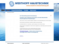 saubere-wasserleitung.de Webseite Vorschau