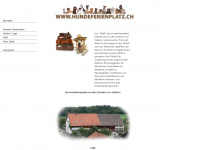 hundeferienplatz.ch Webseite Vorschau