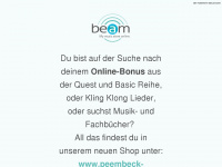 beam-shop.com Webseite Vorschau