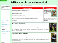 hohen-neuendorf-internet.de Webseite Vorschau