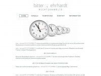 bitter-ehrhardt.de Webseite Vorschau
