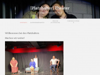 platzhaltertheater.wordpress.com Webseite Vorschau