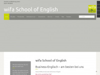 wifa-school-of-english.de Webseite Vorschau