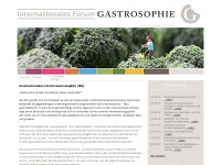 gastrosophie.net Webseite Vorschau