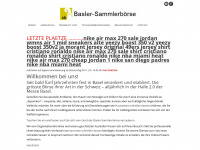 basler-sammlerboerse.ch Webseite Vorschau