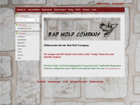 bad-wolf-company.de Webseite Vorschau