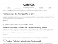 carpixx.ch Webseite Vorschau