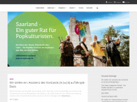 poprat-saarland.de Webseite Vorschau