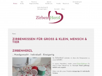 zirbenherzl.de Webseite Vorschau