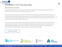interreg-athu.eu Webseite Vorschau
