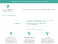 schermann-coaching.at Webseite Vorschau