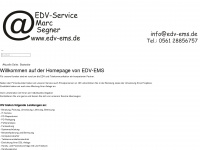 edv-ems.de Webseite Vorschau