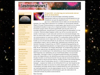 astronieuws.nl Webseite Vorschau