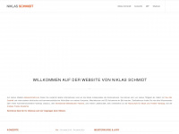 niklasschmidt.com Webseite Vorschau