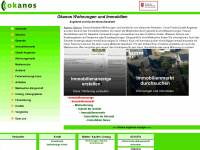 immobilien-okanos.de Webseite Vorschau