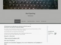 rolf-sperling.de Webseite Vorschau