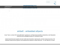 embex-engineering.com Webseite Vorschau