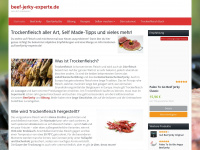 beef-jerky-experte.de Webseite Vorschau