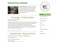 kulturkirche-loebstedt.de Webseite Vorschau
