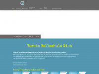 ballschule-wien.at Webseite Vorschau