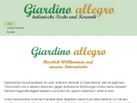 giardino-allegro.de Webseite Vorschau