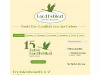 landdelikat.de Webseite Vorschau