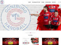 handball-guenzburg.de Webseite Vorschau