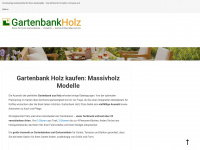 gartenbank-holz-kaufen.de Webseite Vorschau