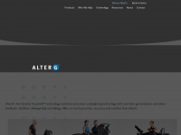 alterg.com Webseite Vorschau