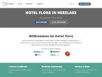 hotel-herzlake.de Webseite Vorschau