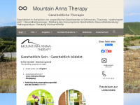 mountain-anna.com Webseite Vorschau