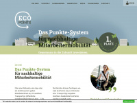 ecopoints.at Webseite Vorschau