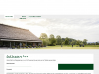 golfacademyaare.ch Webseite Vorschau