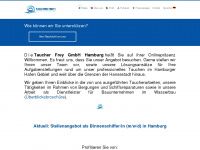 taucherfrey.de Webseite Vorschau