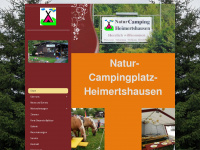 natur-campingplatz-heimertshausen.de Webseite Vorschau