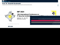 imf-conference.org Webseite Vorschau