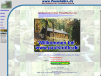 paulshütte.de Webseite Vorschau