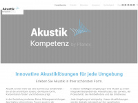 akustik-kompetenz.de Webseite Vorschau