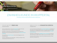 zahnarzt-kuboth.de Webseite Vorschau