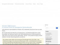 biologische-zahnmedizin.ch Webseite Vorschau