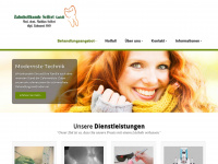 zahnarzt-sirnach.ch Webseite Vorschau